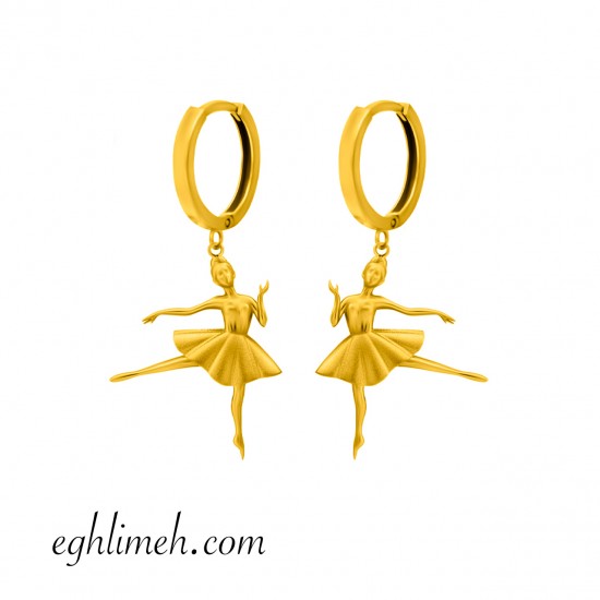  گوشواره طلا 18 عیار  كد ET2063.1.99