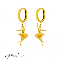  گوشواره طلا 18 عیار  كد ET2071.1.93