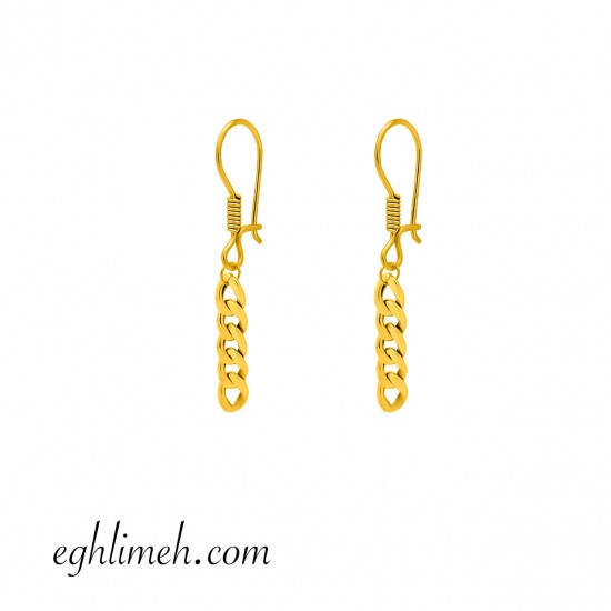  گوشواره طلا 18 عیار  كد ET2081.1.51