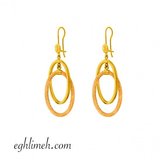  گوشواره طلا 18 عیار  كد ET2098.4.79 