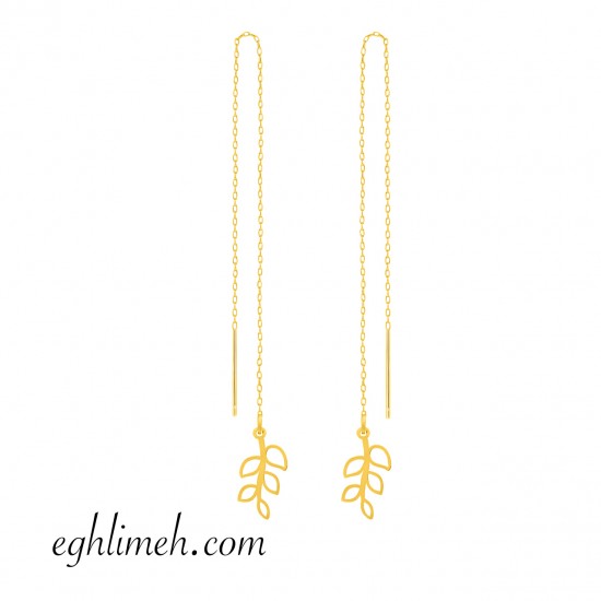  گوشواره طلا 18 عیار  كد ET2123.0.97