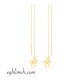  گوشواره طلا 18 عیار  كد ET2125.1.00