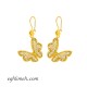  گوشواره طلا 18 عیار  كد ET2132.3.35