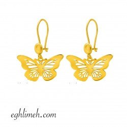  گوشواره طلا 18 عیار  كد ET2134.2.24