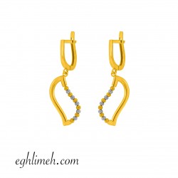  گوشواره طلا 18 عیار  كد ET2136.2.61