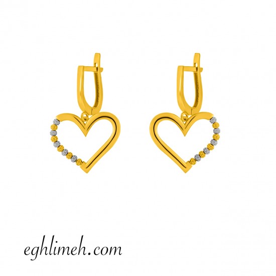  گوشواره طلا 18 عیار  كد ET2137.3.01