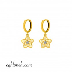  گوشواره طلا 18 عیار  كد ET2140.1.61