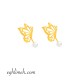  گوشواره طلا 18 عیار  كد ET2141.0.71