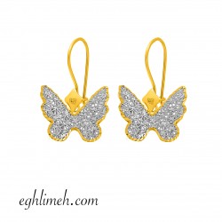  گوشواره طلا 18 عیار  كد ET2144.3.75