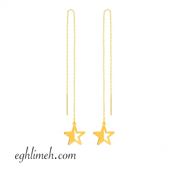  گوشواره طلا 18 عیار  كد ET2148.1.13