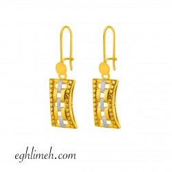  گوشواره طلا 18 عیار  كد ET2150.3.98