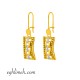  گوشواره طلا 18 عیار  كد ET2150.3.98