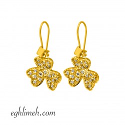  گوشواره طلا 18 عیار  كد ET2151.3.35