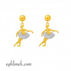  گوشواره طلا 18 عیار  كد ET2152.3.26