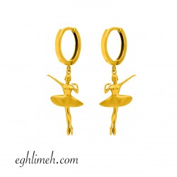  گوشواره طلا 18 عیار  كد ET2155.1.81
