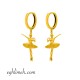  گوشواره طلا 18 عیار  كد ET2155.1.81