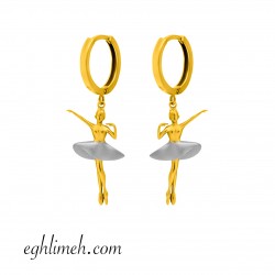  گوشواره طلا 18 عیار  كد ET2156.1.92
