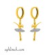  گوشواره طلا 18 عیار  كد ET2156.1.92