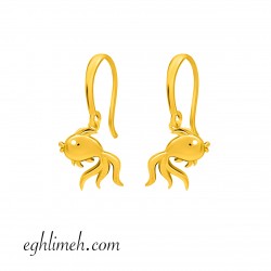 گوشواره طلا 18 عیار  كد ET2157.2.34