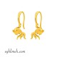  گوشواره طلا 18 عیار  كد ET2157.2.34