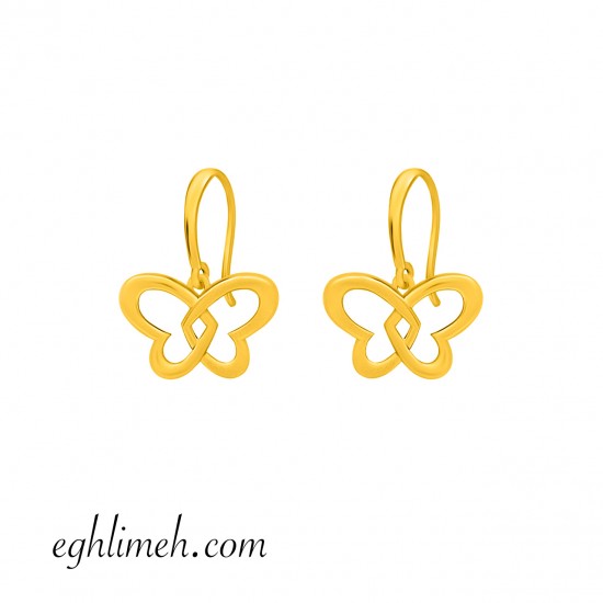  گوشواره طلا 18 عیار  كد ET2158.2.08