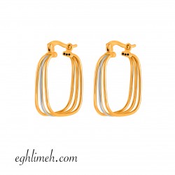  گوشواره طلا 18 عیار  كد ET2163.2.22