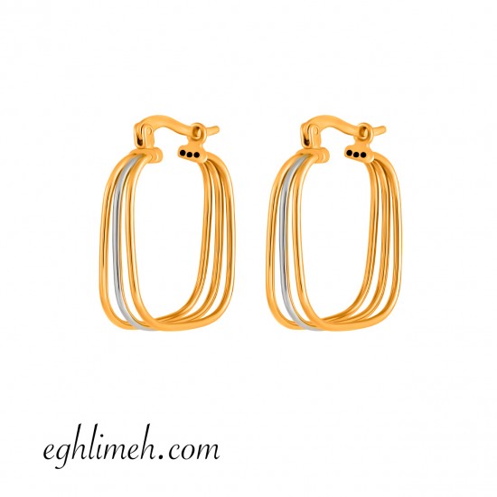  گوشواره طلا 18 عیار  كد ET2163.2.22