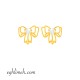  گوشواره طلا 18 عیار  كد ET2166.0.98