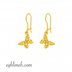  گوشواره طلا 18 عیار  كد ET2167.1.51