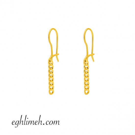  گوشواره طلا 18 عیار  كد ET2169.0.55