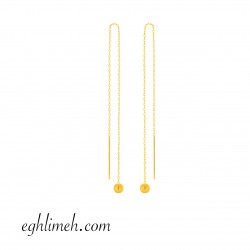  گوشواره طلا 18 عیار  كد ET2176.0.83