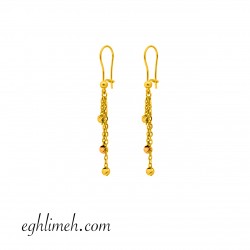  گوشواره طلا 18 عیار  كد ET2182.1.89