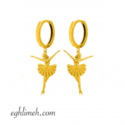  گوشواره طلا 18 عیار  كد ET2183.2.44