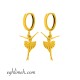  گوشواره طلا 18 عیار  كد ET2183.2.44