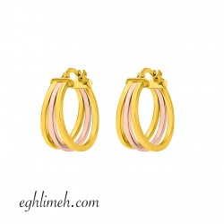  گوشواره طلا 18 عیار  كد ET2189.2.03 