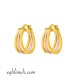  گوشواره طلا 18 عیار  كد ET2189.2.03 