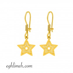  گوشواره طلا 18 عیار  كد ET2190.1.99
