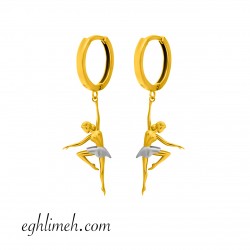  گوشواره طلا 18 عیار  كد ET2191.1.81