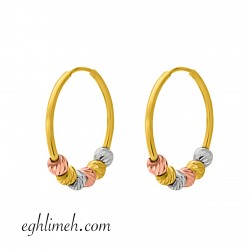  گوشواره طلا 18 عیار  كد ET2194.1.50