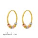  گوشواره طلا 18 عیار  كد ET2194.1.50