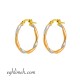  گوشواره طلا 18 عیار  كد ET2197.1.98