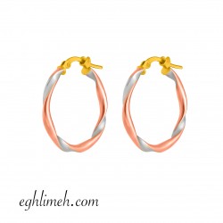  گوشواره طلا 18 عیار  كد ET2197.1.98