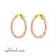  گوشواره طلا 18 عیار  كد ET2197.1.98