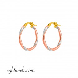  گوشواره طلا 18 عیار  كد ET2198.1.61
