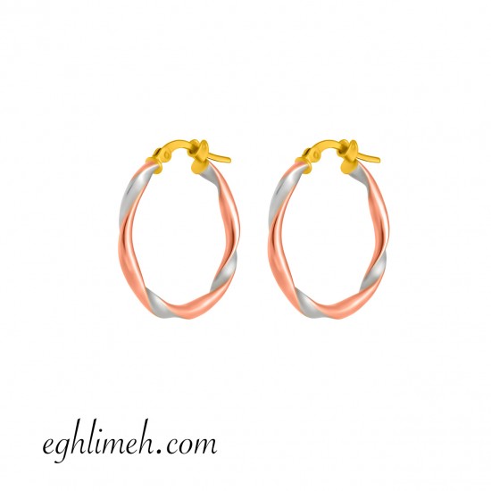  گوشواره طلا 18 عیار  كد ET2198.1.61