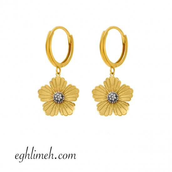  گوشواره طلا 18 عیار  كد ET2203.2.33