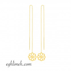  گوشواره طلا 18 عیار  كد ET2211.0.99