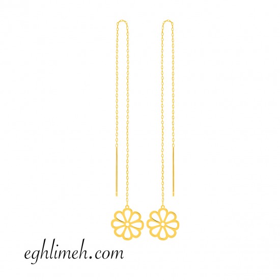  گوشواره طلا 18 عیار  كد ET2211.0.99