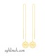 گوشواره طلا 18 عیار  كد ET2211.0.99
