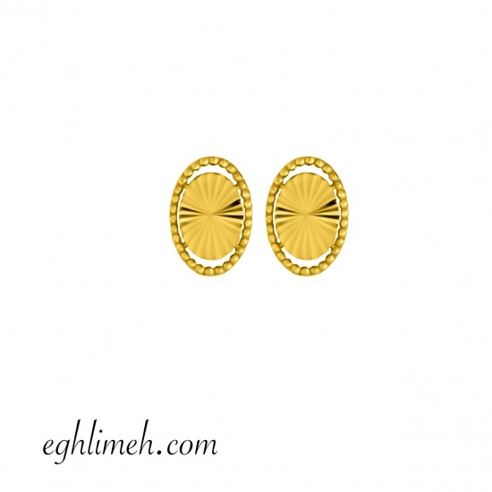  گوشواره طلا 18 عیار  كد ET2262.0.52